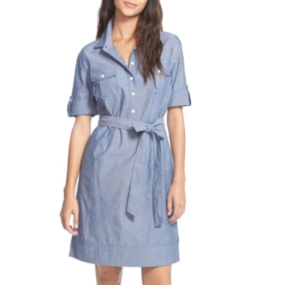 Oxford shirt dress
